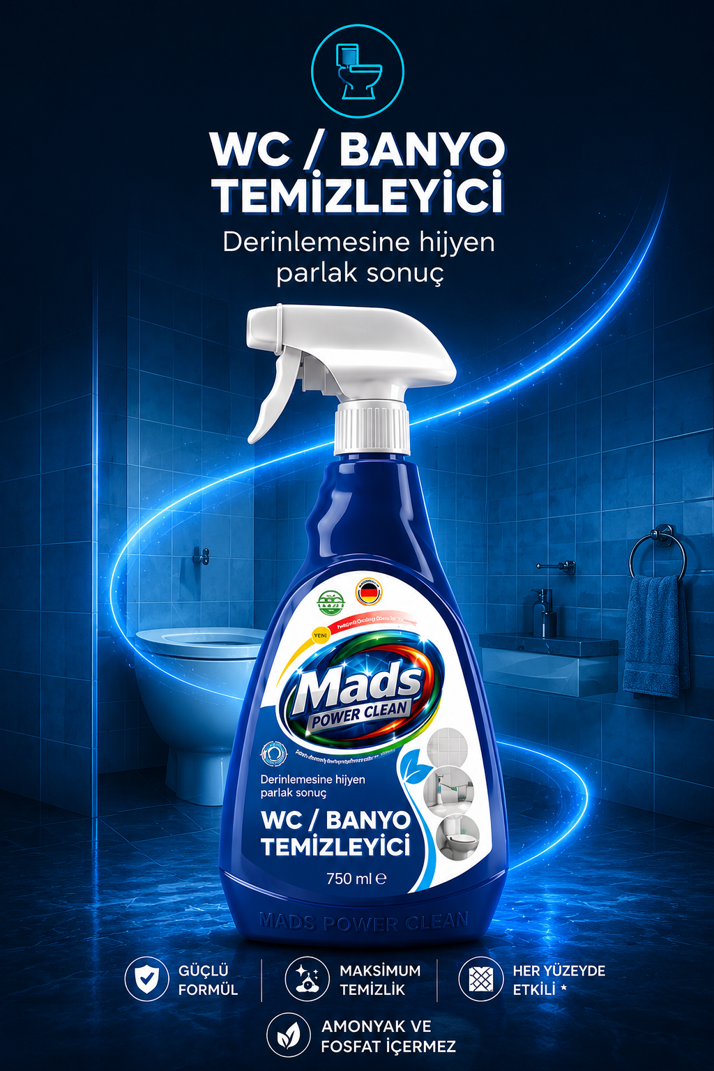 WC & Banyo Temizleyici
