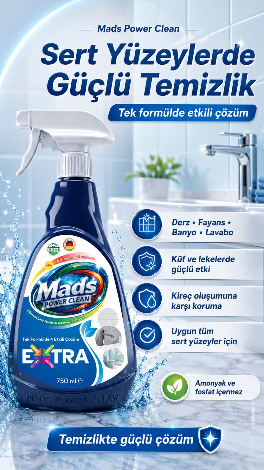 WC & Banyo Temizleyici