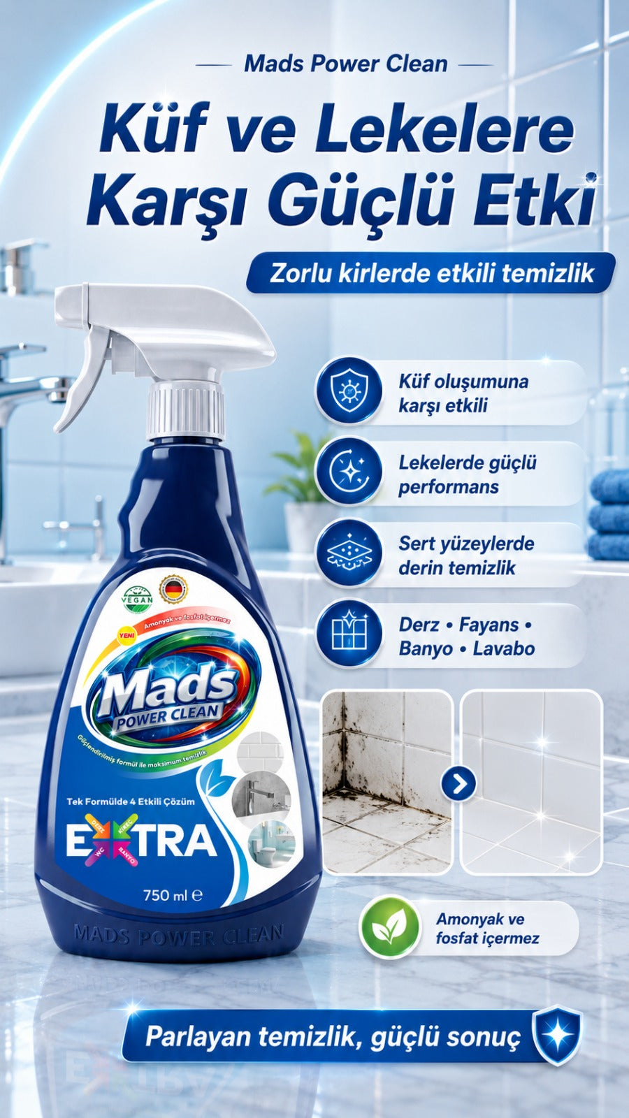 WC & Banyo Temizleyici