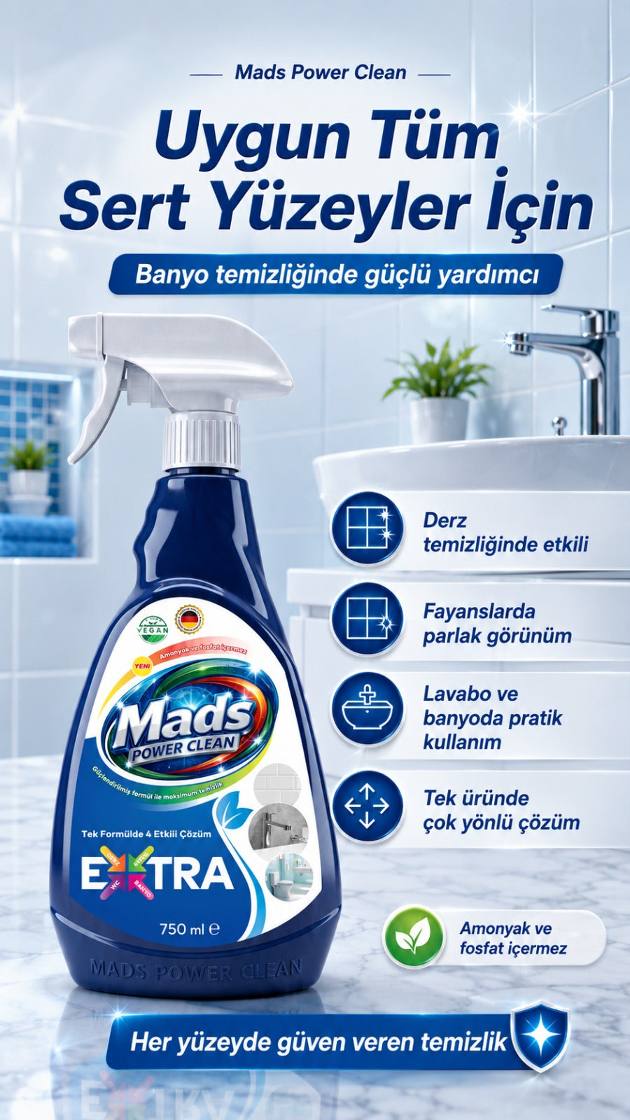 WC & Banyo Temizleyici