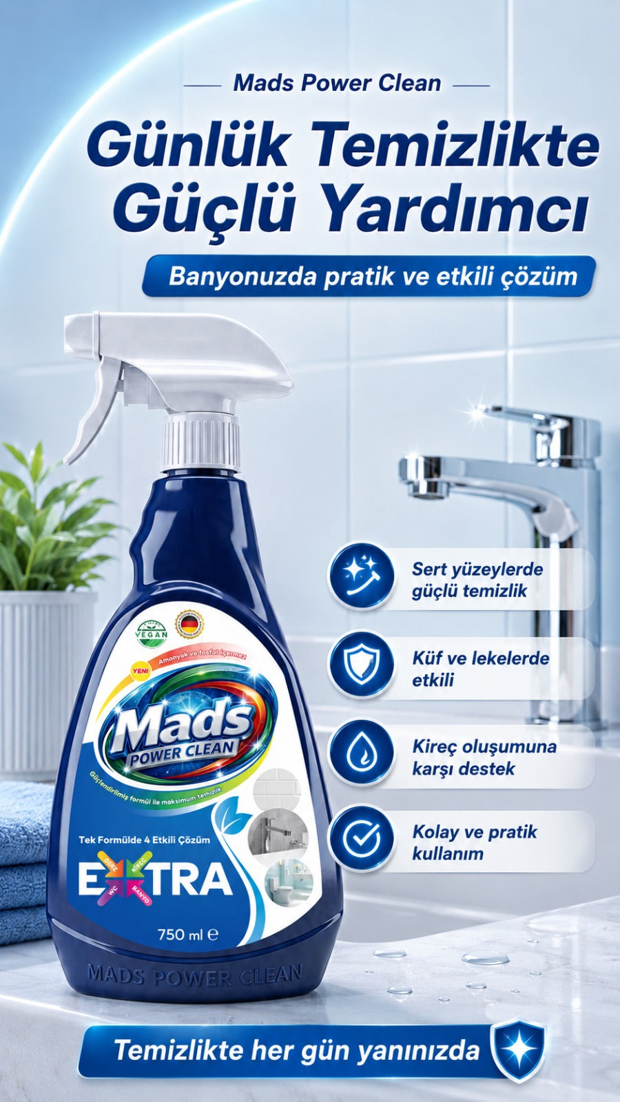 WC & Banyo Temizleyici