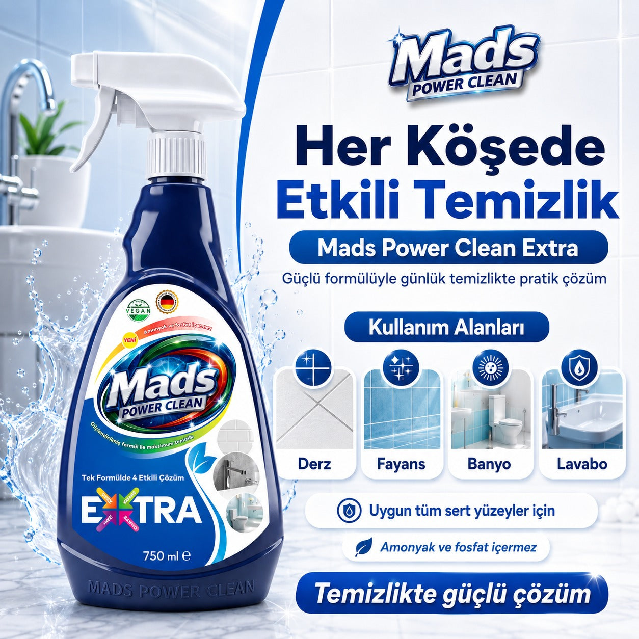 WC & Banyo Temizleyici