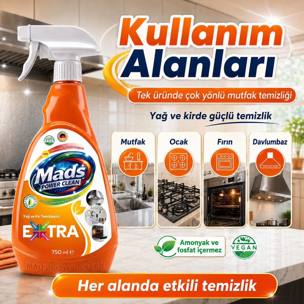 Yağ & Kir Temizleyici