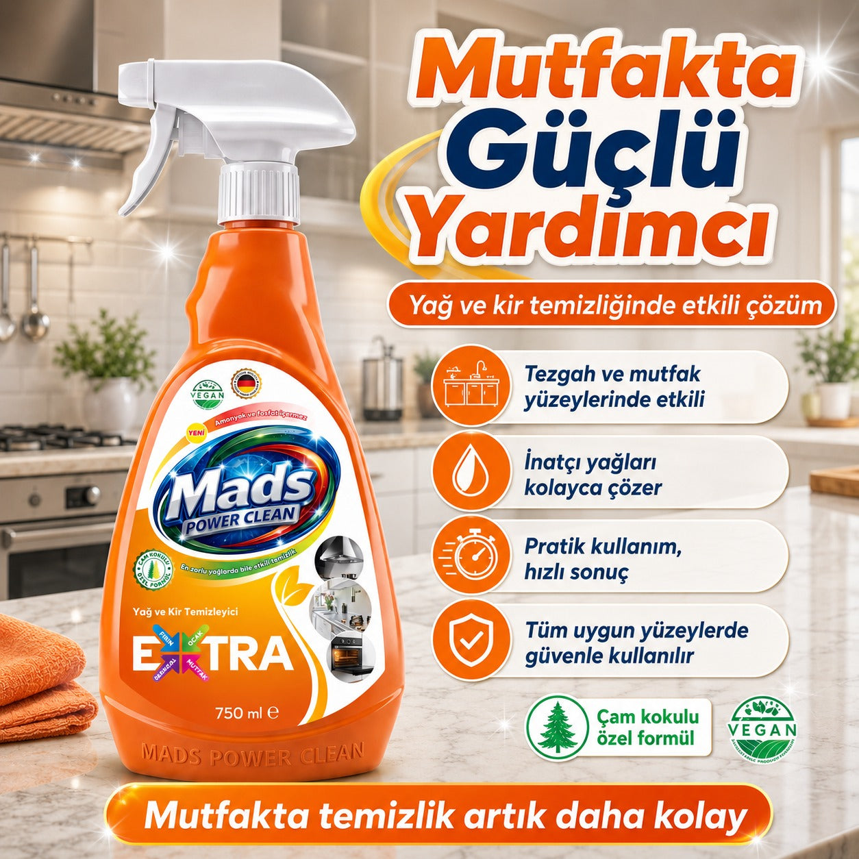 Yağ & Kir Temizleyici