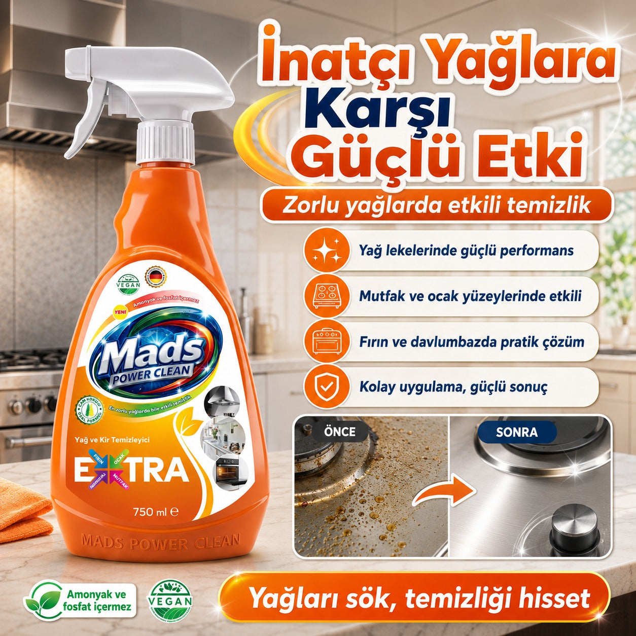 Yağ & Kir Temizleyici